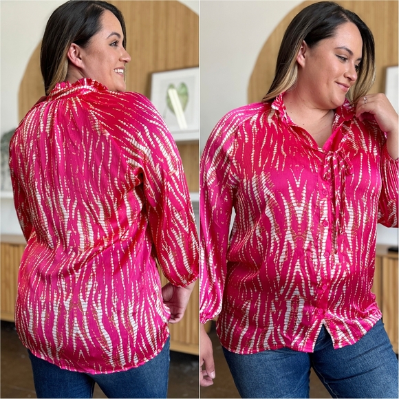 Ashlyn Charmed Top - Pink - Picture 1 of 16